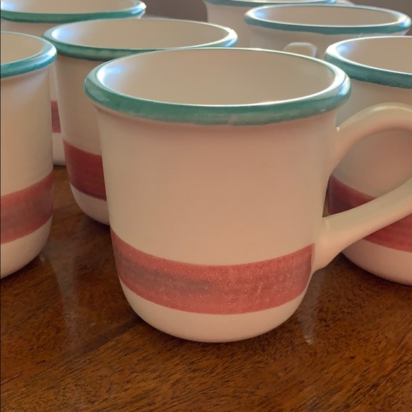 7 stoneware mugs Mirage by Treasure Craft - Picture 2 of 5